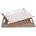 DUO 45x35cm weiß/taupe