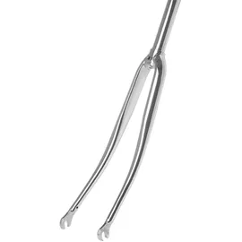 Messingschlager Rennradgabel 28" Cr-Mo verchromt SL 240 mm 130 mm Gewinde 26,4 mm, chrome
