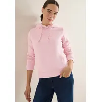 Cecil Hoodie mit Stickerei Rosa XXL