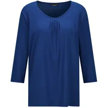GOLDNER Viskose-Oberteil blau 50