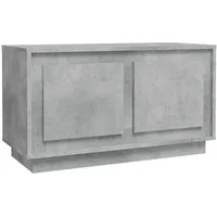 Furnicato TV-Schrank Betongrau 80x35x45 cm Holzwerkstoff