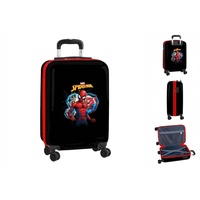SAFTA Spiderman Trolley für Kabinen, 50,8 cm, Koffer mit Rollen, Sicherheitsschloss, Leichter Koffer, 34,5 x 20 x 55 cm, Schwarz, Schwarz, Estándar, Lässig