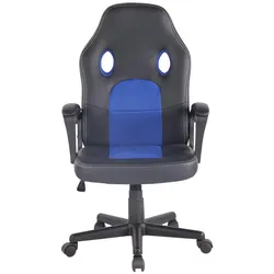 CLP Gaming Bürostuhl Elbing schwarz/blau