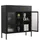 Coemo Highboard Paris 105 x 110 x 35 cm Schwarz