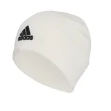 Adidas Unisex Logo Beanie, Off White/Black, M