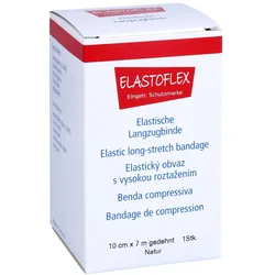 Elastoflex-langzugbinde 10cmx7m Ged. Natur 1 St
