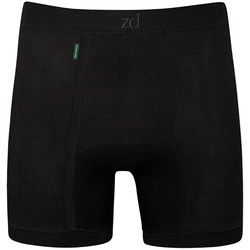 zd ZERO DEFECTS Herren Boxershorts - "Helios", ägyptische Baumwolle, Eingriff, Unterhose, einfarbig Schwarz 5XL