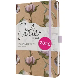 Sigel Wochenkalender J6805 A5 flieder/rose 2026
