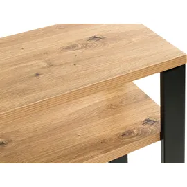 Haku-Möbel Samu X Konsolentisch 70 x 28 x 75 cm schwarz