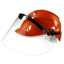 Gesichtsschutzschirm 9726 Visier Polycarbonat farblos - schwarz