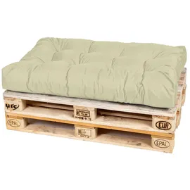 TexDeko Palettenkissen 120 x 80 x 18 cm beige 1 St.