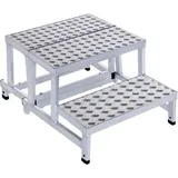 Günzburger Steigtechnik 50411 Aluminium Treppe Erweiterunsmodul Arbeitshöhe (max.): 2.4m Silber 3.5kg