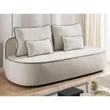 S-Style Kindersofa Vero 210 x 90 x 98 cm Buche massiv grau