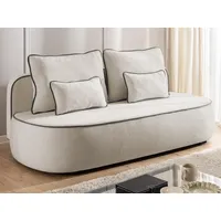 S-Style Kindersofa Vero 210 x 90 x 98 cm Buche massiv grau