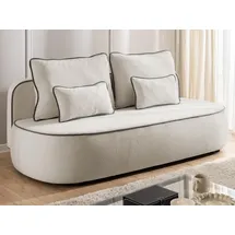S-Style Kindersofa Vero 210 x 90 x 98 cm Buche massiv grau