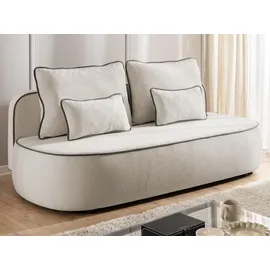 S-Style Kindersofa Vero 210 x 90 x 98 cm Buche massiv grau