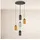 s.luce Cruet 5-flg. Ø 17 cm rund mehrfarbig