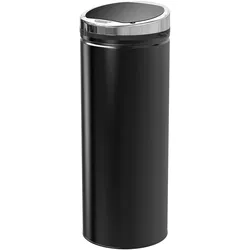 HOMCOM Sensor Mülleimer Stahl, Kunststoff