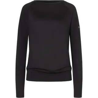 super.natural Leisure Langarmshirt Schwarz L