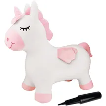Lexibook Aufblasbares springendes Einhorn Plüsch