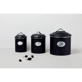 Wenko Kaffeedose rund schwarz 1,6 l