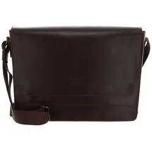 Buckle & Seam Messenger Bag Times Leder - BROWN/Dots Koffer24