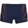 Arena Double Graphic Badeshorts Navy/Weiß/Silber 8