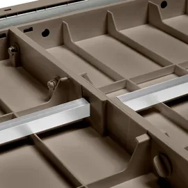 ALLIBERT Lima 160 Gartentisch 160 x 97 x 74 cm cappuccino