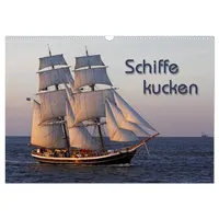 Calvendo Schiffe kucken (Wandkalender 2026 DIN A3 quer), CALVENDO