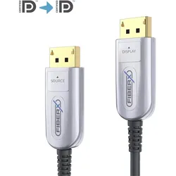 FiberX Serie - DisplayPort 8K Glasfaser Extender Kabel - 40m