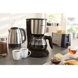 Philips Daily Collection HD7462/20 Schwarz/Metall