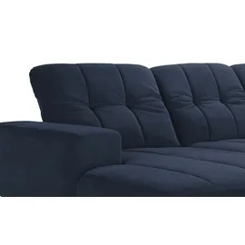 Lounge Collection Wohnlandschaft Mikrofaser blau