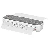 Bisofice Mobiler Drucker A4 für unterwegs, Thermodrucker Bluetooth Portable Drucker Unterstützen 210mm A4 Thermopapier, Kompatibel mit Android/iOS/Win/Mac für Phone & Laptop