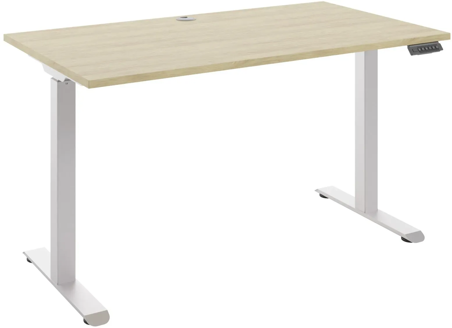 Manjana E-Schreibtisch 1-motorig OHIO - B/H/T ca. 130,00x74,20x68,00
