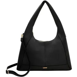 L.Credi Palmira Schultertasche 38 cm  schwarz