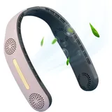 Wiederaufladbarer Nackenventilator Per Usb, Geräuschlos Und Ohne Rotorblätter, Für Sport, Büro Und Reisen