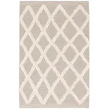 Pergamon In & Outdoor Teppich Shaggy Juist Rauten (135 x 190 cm, Teppiche Böden, Teppiche, Outdoorteppiche