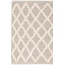 Pergamon In & Outdoor Teppich Shaggy Juist Rauten (135 x 190 cm, Teppiche Böden, Teppiche, Outdoorteppiche
