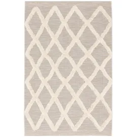 Pergamon In & Outdoor Teppich Shaggy Juist Rauten (135 x 190 cm, Teppiche Böden, Teppiche, Outdoorteppiche