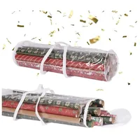 Relaxdays Geschenkpapier Aufbewahrung 2er Set