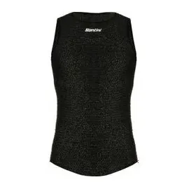 Santini SMS Alpha ärmelloses Unterhemd Schwarz XL/XXL