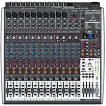 Behringer XENYX X2422USB Premium 24-Input 4/2-Bus Mixer mit XENYX Mic Preamps und Compressors, British EQ, 24-Bit Multi-FX Processor und USB/Audio Interface