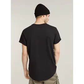 G-Star Lash Ribbed Kurzarm-T-Shirt Dark Black II S