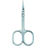 Pfeilring Hautschere 9 cm, vernickelt, gebogen