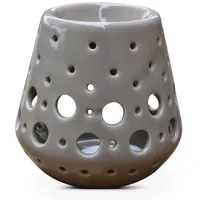 zen' Light Duftlampe Zen'Arôme Duftlampe Loob Duftwachs-Brenner Diffuser Ätherische Öle grau