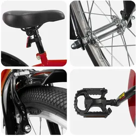 vidaXL Kinderfahrrad 18 Zoll rot