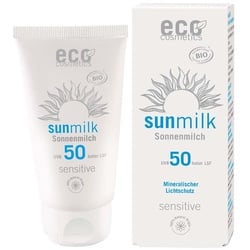 Eco Cosmetics Sonnenmilch - LSF50 Sensitive Sonnenschutz 75 ml