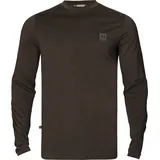 Härkila Herren Base All Season L/S t-shirt shadow brown