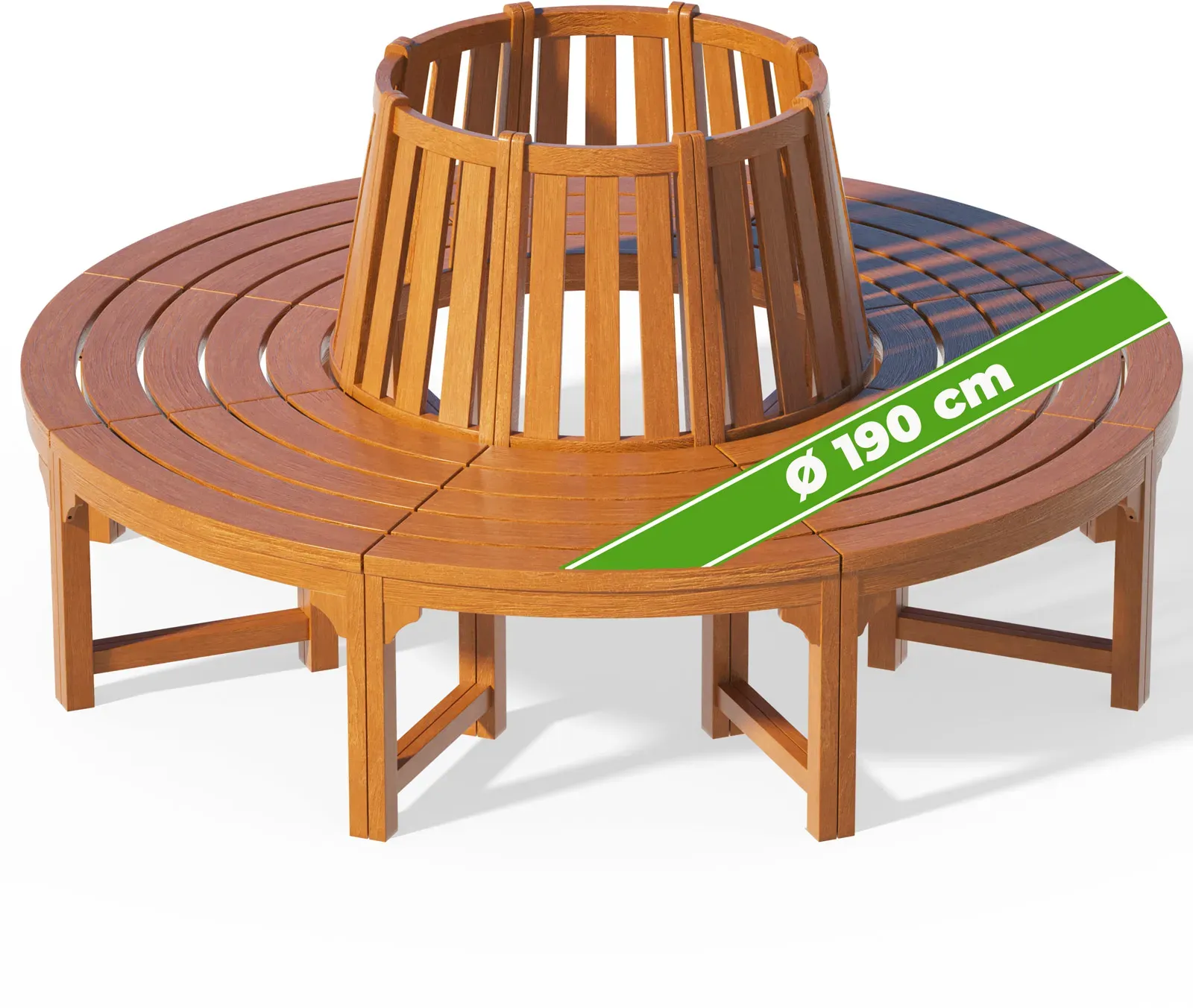 Tree Bench Eucalyptus Wood 190cm FSC®-certified