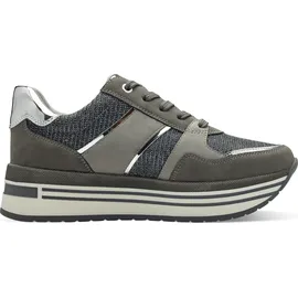 Marco Tozzi Plateau-Sneaker Grau Damen 40